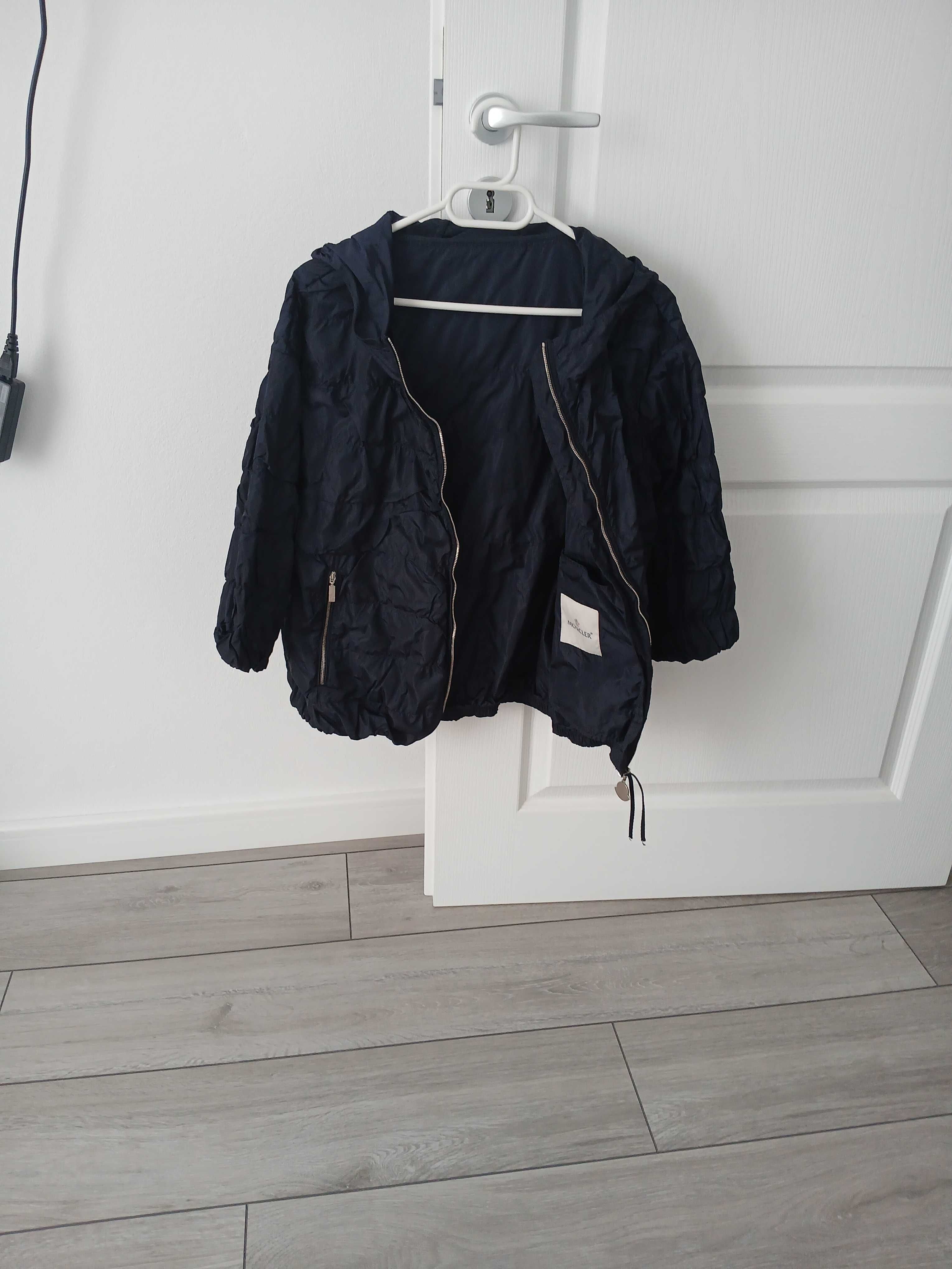 Jacheta de dama Moncler, bleumarin cu maneca 3/4