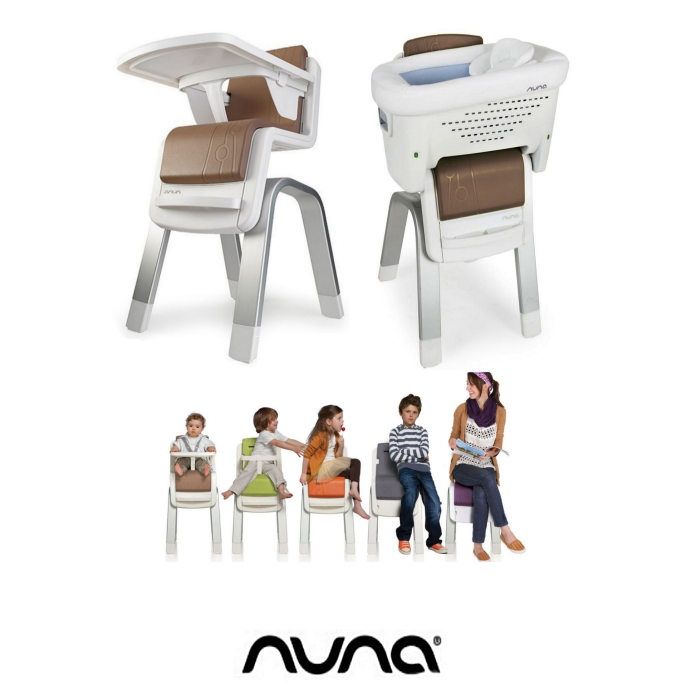 Nuna Zaaz стол за хранене и приставка за новородено