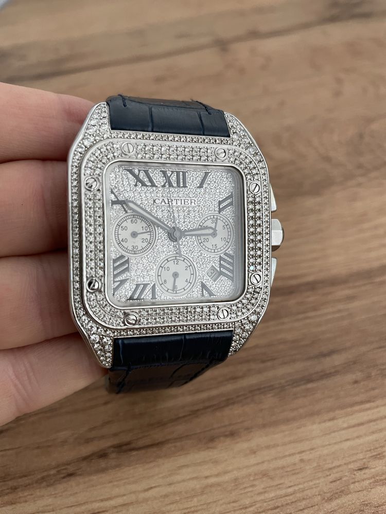 Cartier Santos 100XL Diamonds