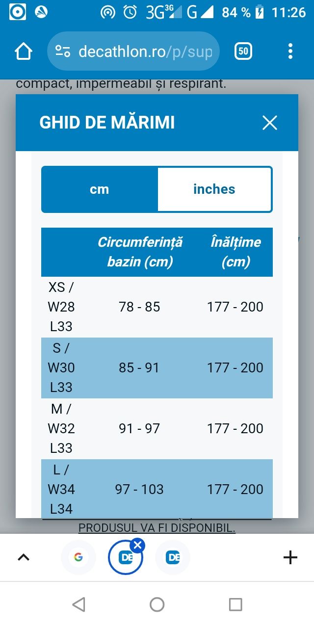 Suprapantaloni impermeabili barbati Decathlon