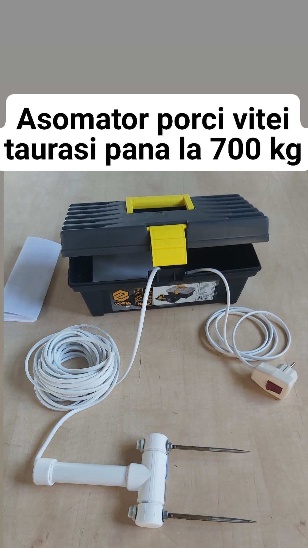 Asomator electric profesional  pentru anime pana la 700