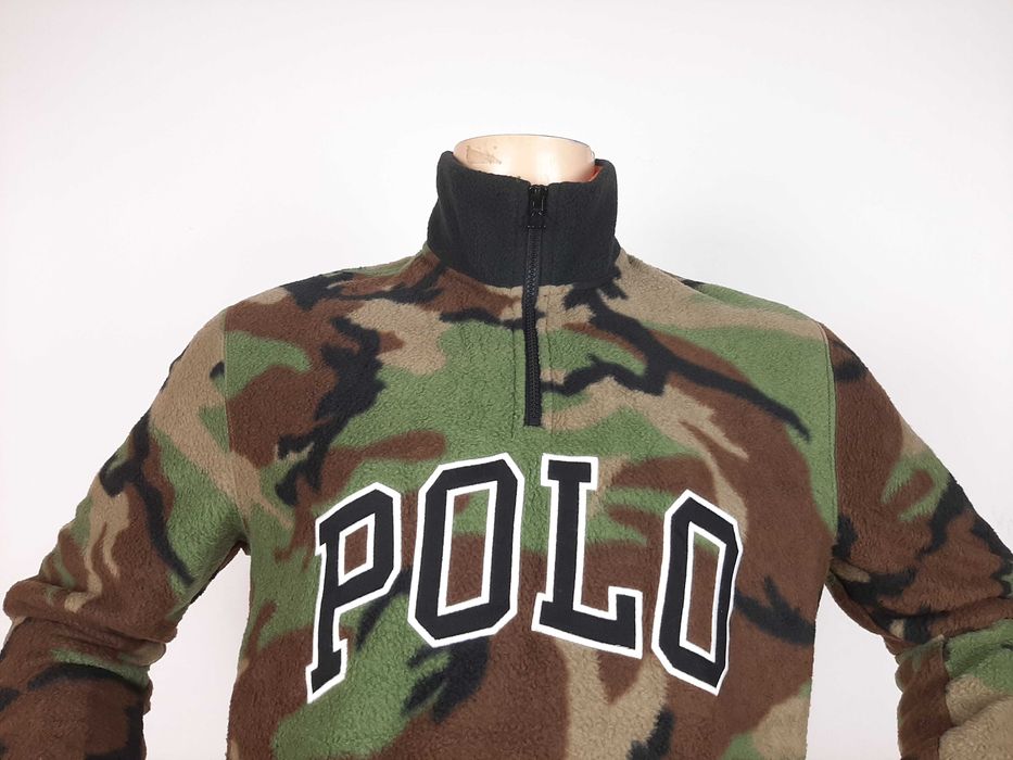 Polo Ralph Lauren - Оригинална мъжка поларена блуза с цип размер M