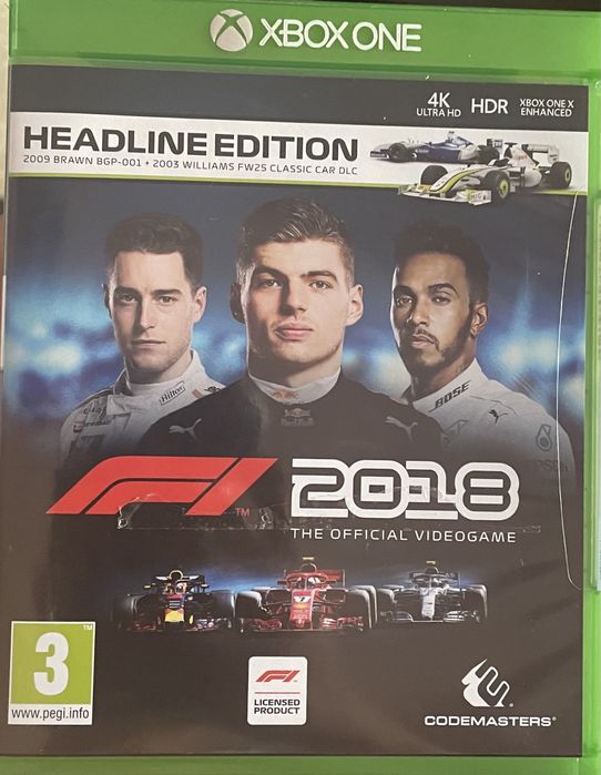 F1 2018   Sigilat   Xbox one  HEADLINE EDITION