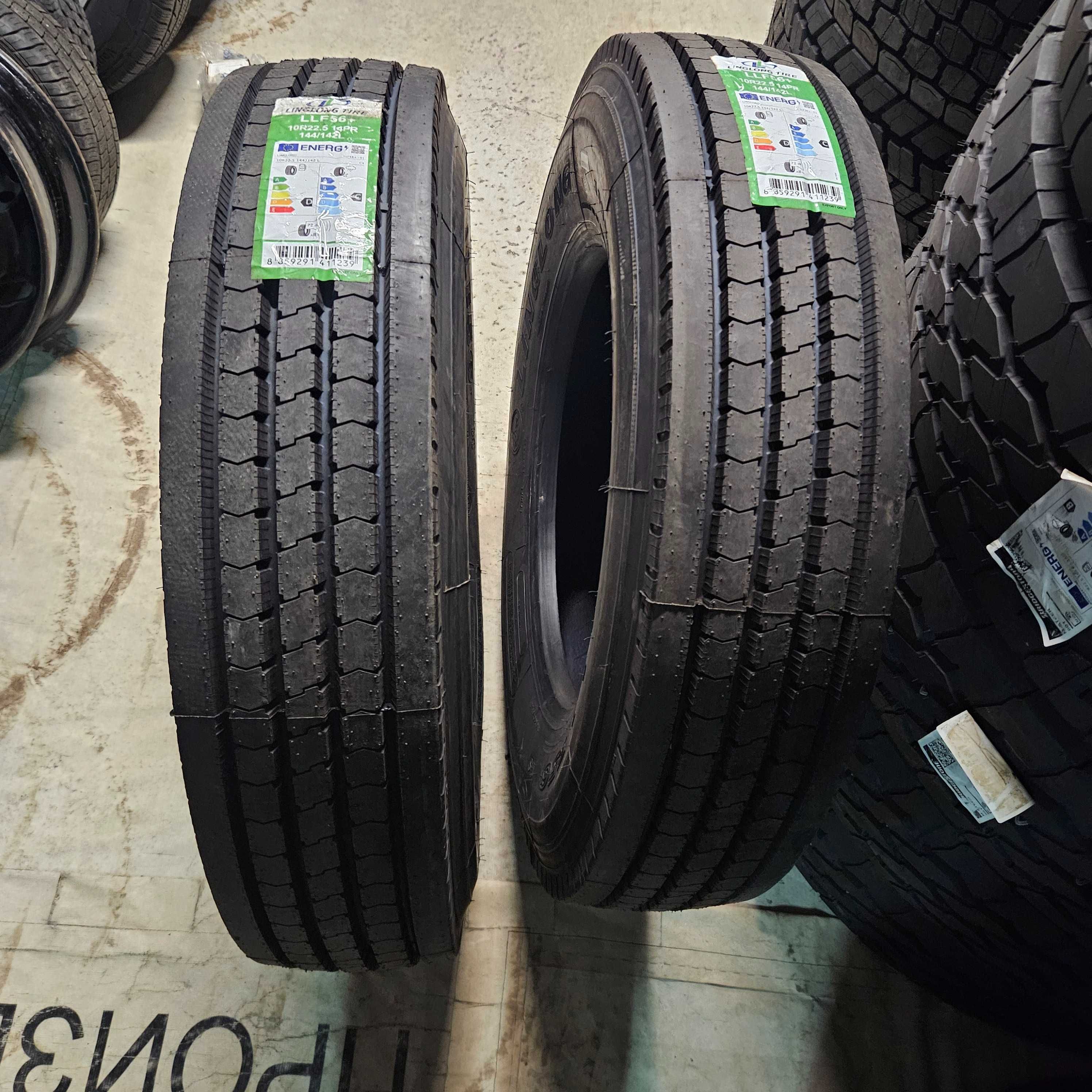 2 Нови тежкотоварни гуми 10R22.5 LingLong LLF56+ 144/142L Thailand