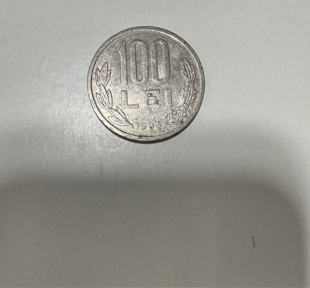 Moneda 100 lei emisă in anul 1993