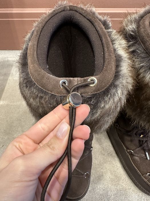 Cizme zapada piele Massimo Dutti, mas. 37, blana naturala