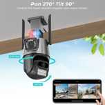 Двойна 8MP ICSее камера Безжична WI-FI 8 X ZOOM