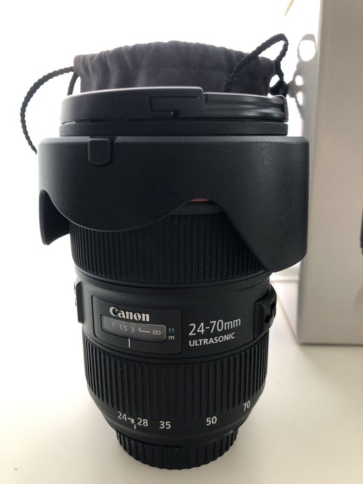 Obiectiv Canon EF 24-70mm f/2.8 L II USM + filtru UV Heliopan