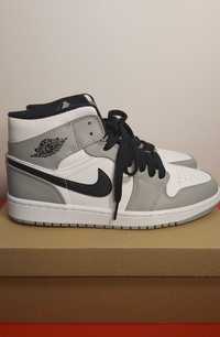 Jordan 1 Mid "Light Smoke Grey" - Номер 42