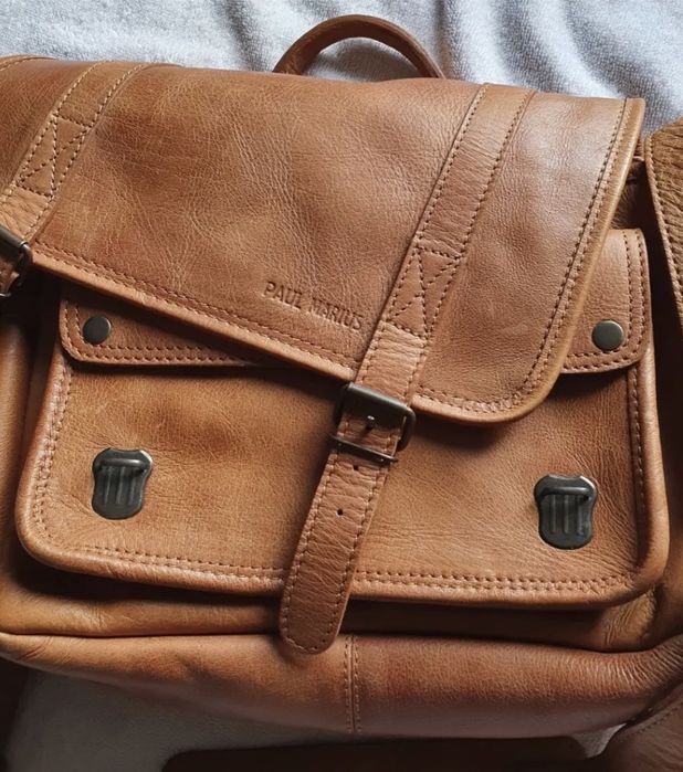 Сумка кожаная для фотокамеры