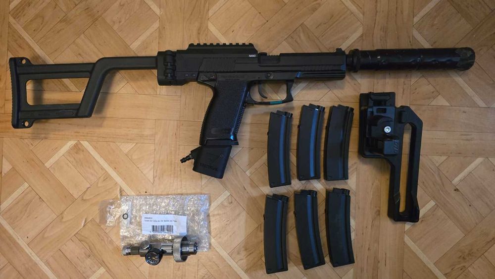 Pistol MK23 Tokyo Marui cu kit carabina Tridos si imbunatatiri