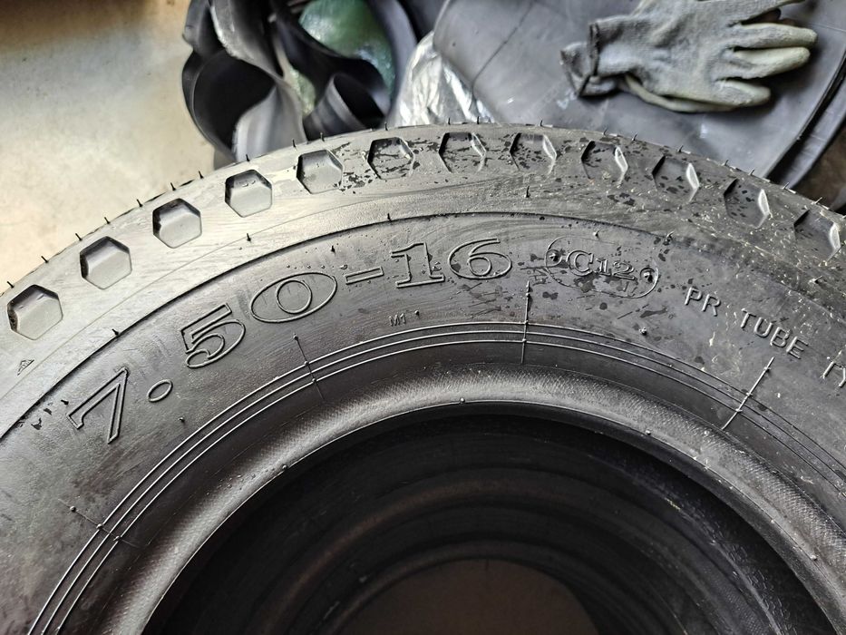 Cauciucuri REMORCA 7.50-16 C marca OZKA cu 12 pliuri anvelope noi