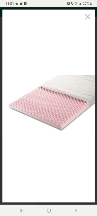 Topper ortopedic pentru pat, aprox 200cm/200cm