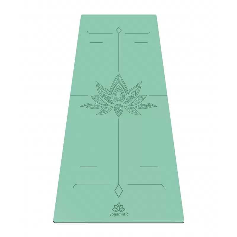 Коврики для Йоги Yogamatic (зеленый и черный)