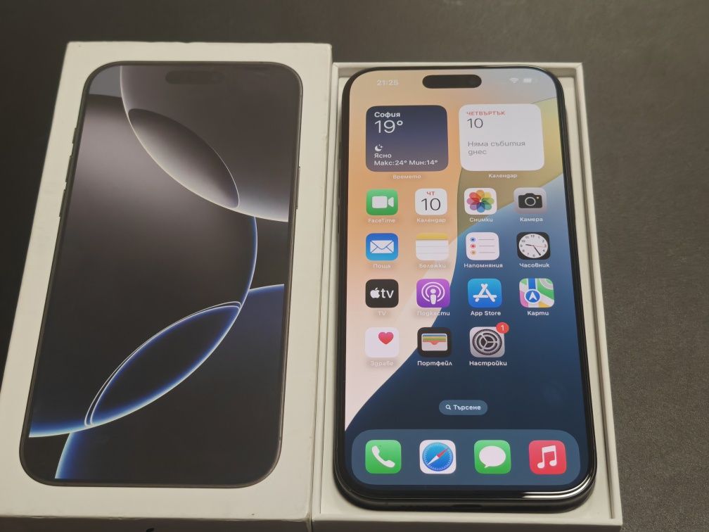 Като нов iPhone 16 Pro Max 256 GB Гаранция