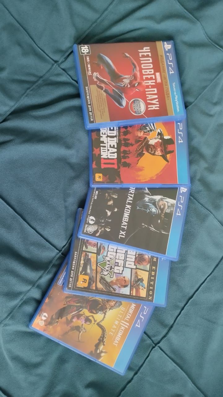 Диск пс4 playstation плейстешн рдр2 rdr2 гта 5 мортал комбат и т.д
