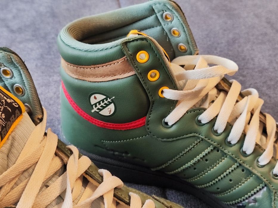 Обувки кецове Adidas Top Ten Hi Star Wars Boba Fett