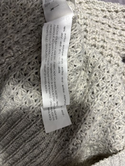 Pulover comfort fit, bej, din acril, Bershka