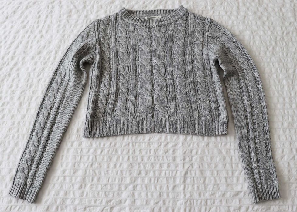 Vand doua pulovere gri si galben Tex XS