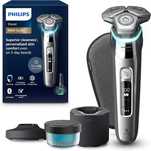 Aparat de barbierit Philips seria 9000 SkinIQ + Suport Spalare
