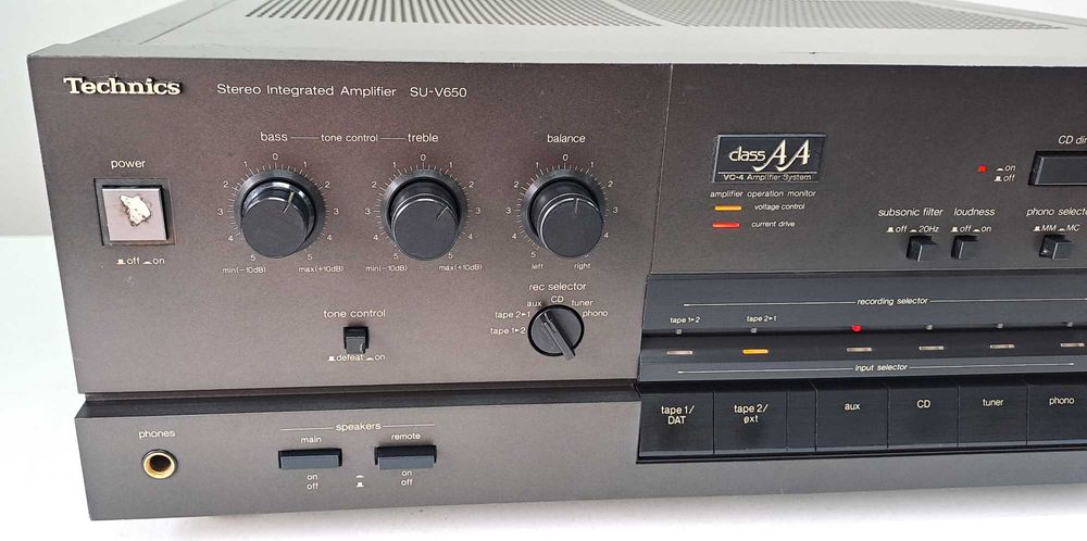 Technics SU V 650 amplificator muzica film arta