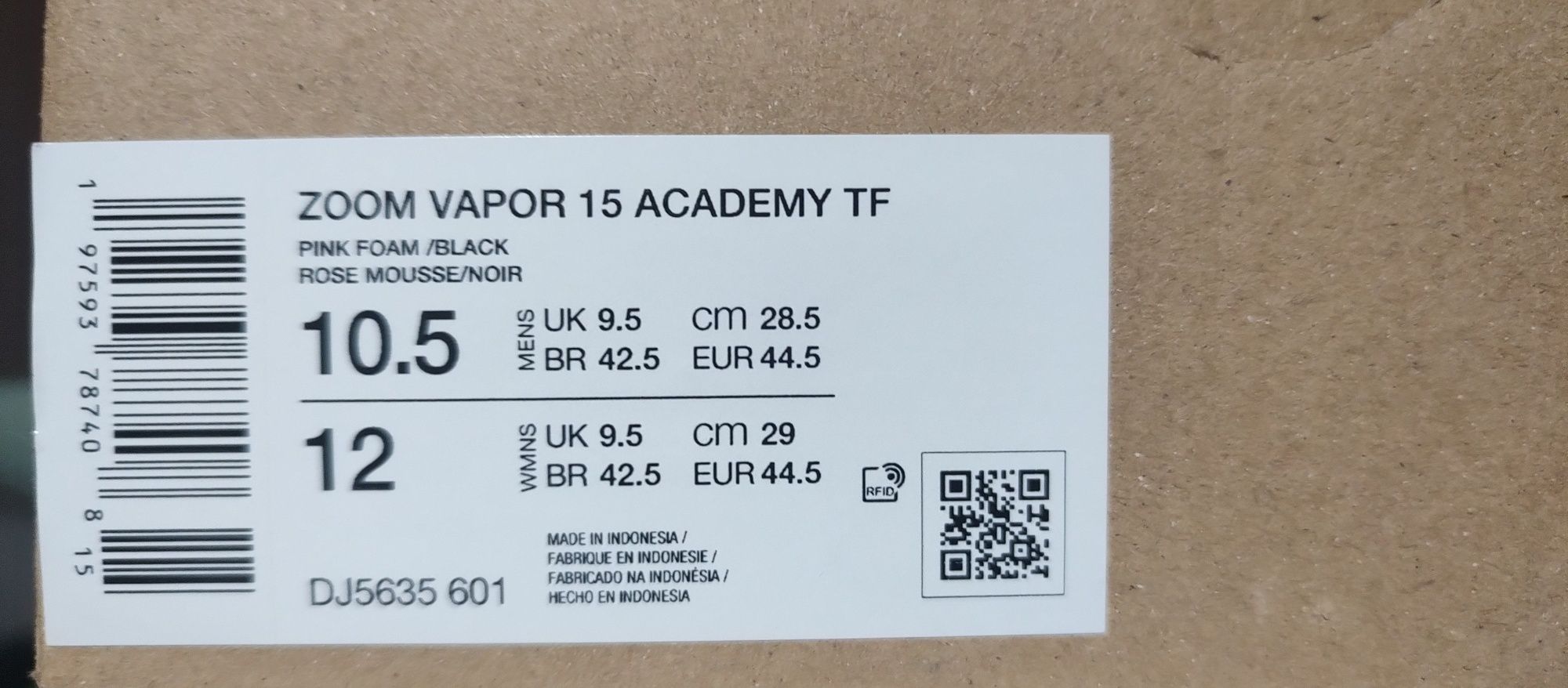 Ghete fotbal sintetic NOI Nike Zoom Vapor 15 Academy marimea 44,5