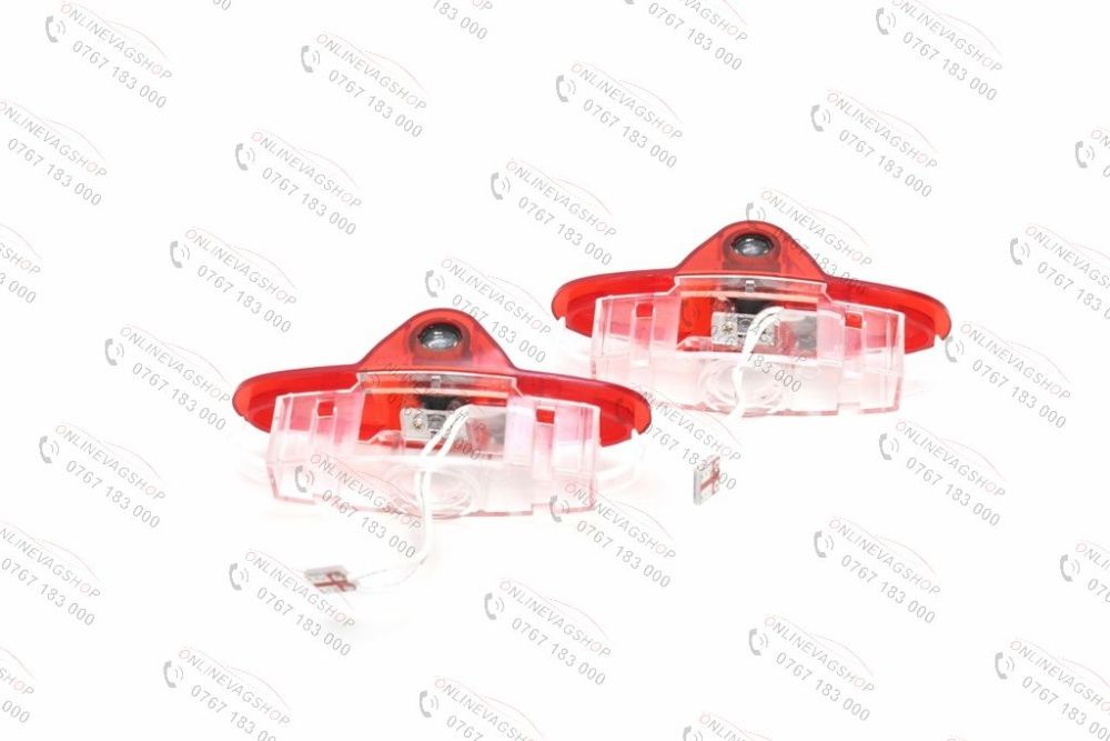 Set 2 lampi dedicate cu logo Renault Megane,Laguna,Latitude,Talisman