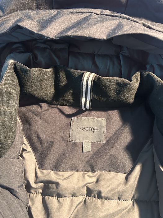 Чисто ново черно мъжко зимно яке George – топло и качествено!