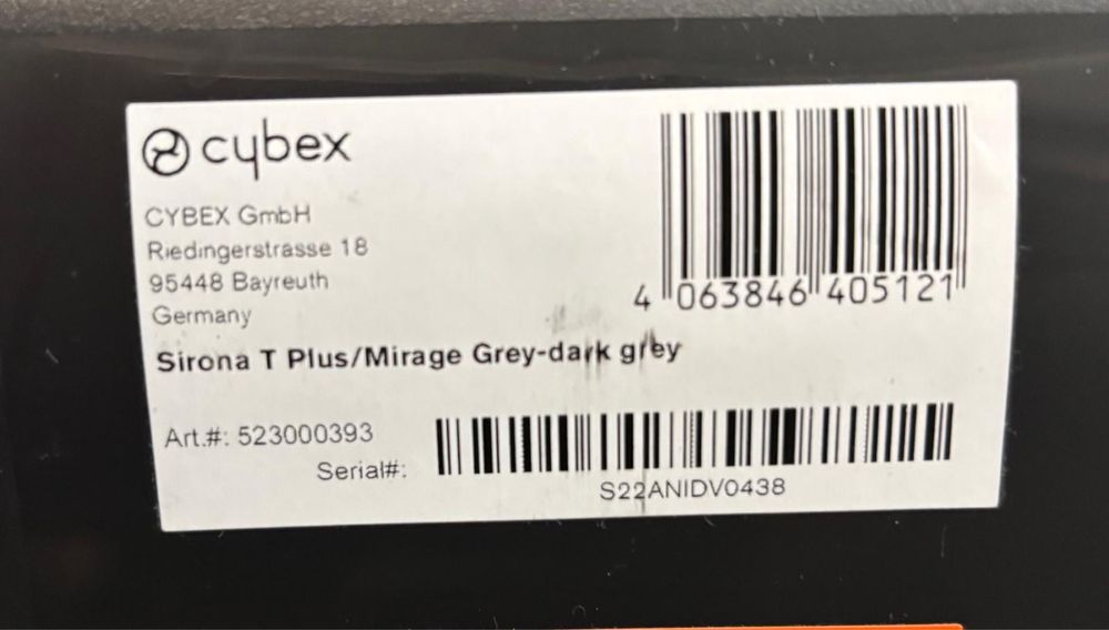 Cybex Platinum Sirona T i-size 0-4 ani, folosit 4 luni