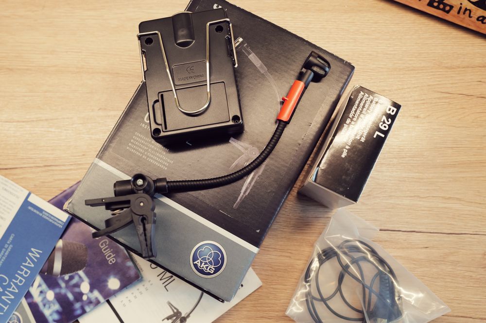 AKG MicroMic C 519 ML microfon nou instrument suflat +B29L sursa