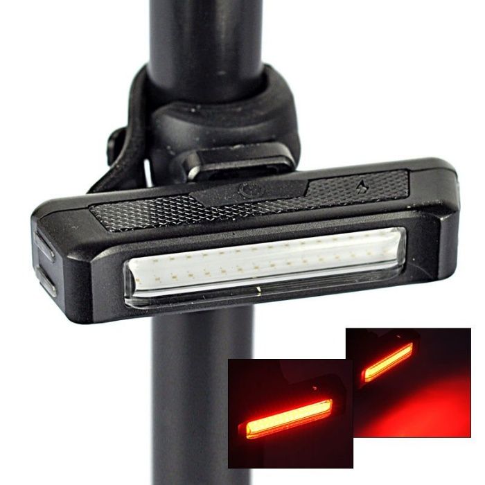 Raypal Comet stop lanterna far bicicleta USB rosu 100 lumens