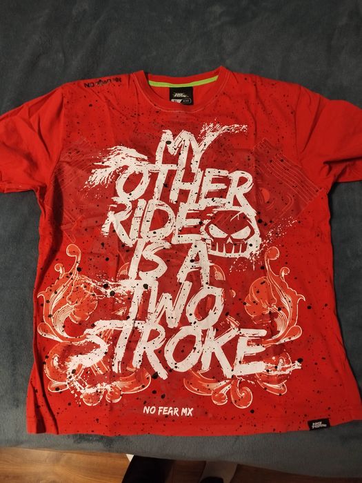 Памучна тениска с принт No Fear