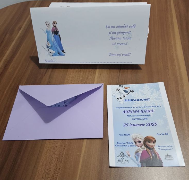 Invitatii si plicuri bani nunta/botez