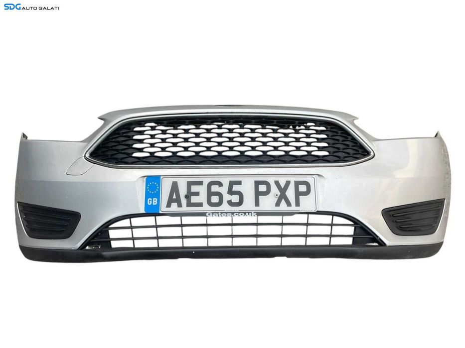 Bara Spoiler Fata Completa cu Grile Sigla si Emblema Ford Focus 3 FL Facelift 2014 - 2018 Cod F1EB-17757-A [B4400]