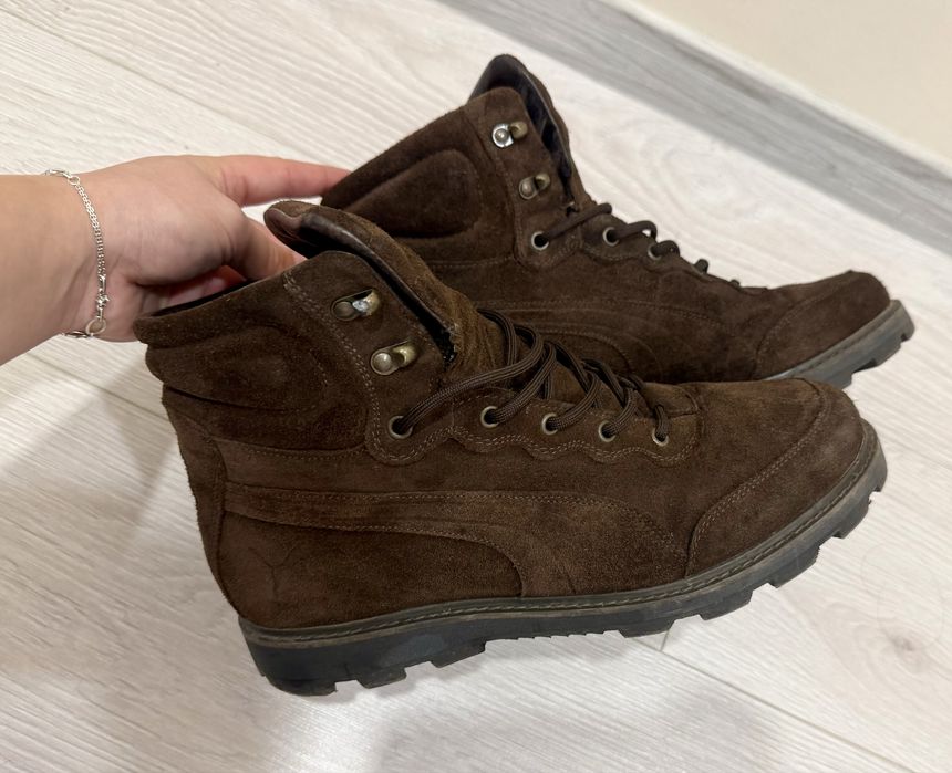 Мъжки зимни обувки Puma Desierto brown, кафяв, размер 44