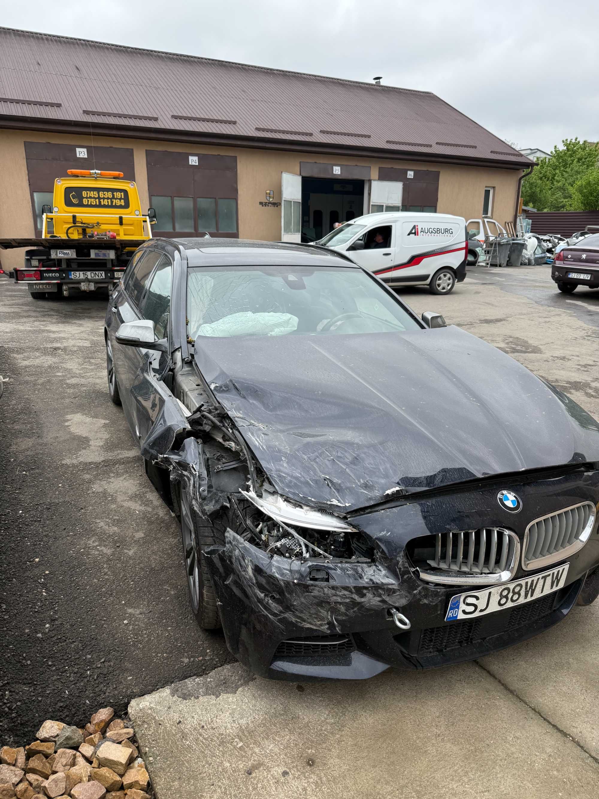 BMW M550d x drive - avariat