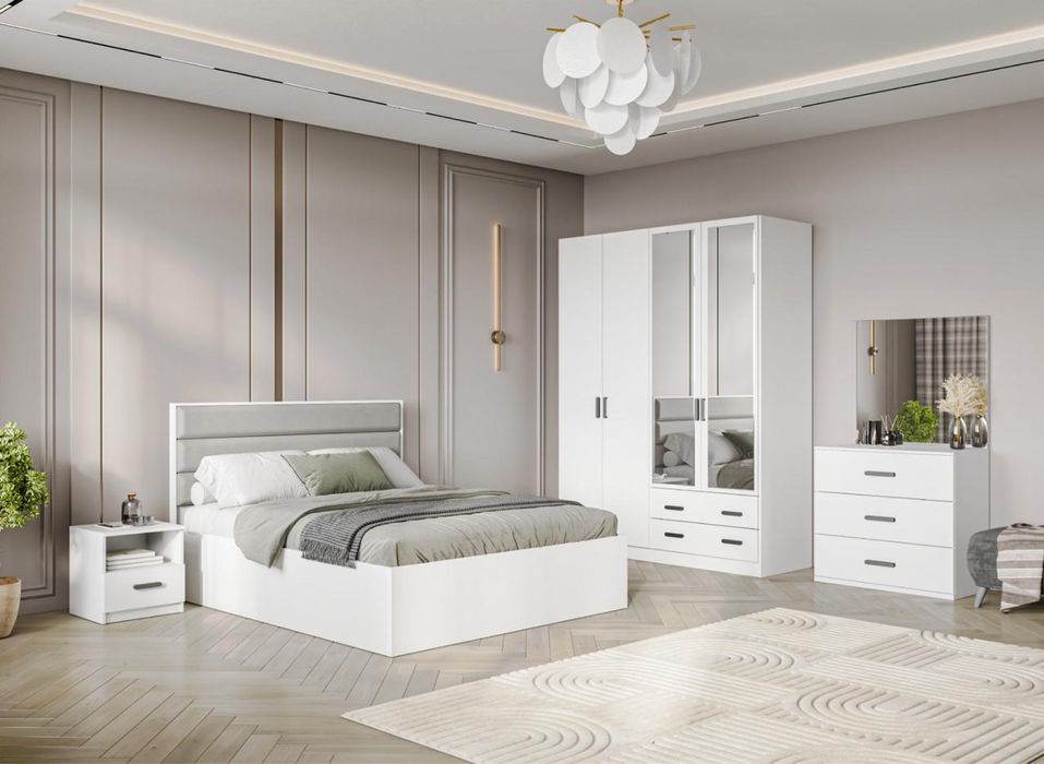 Спальный гарнитур Луна 4дв мебель со склада