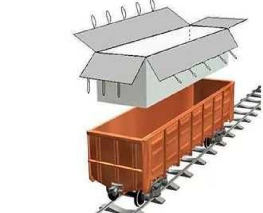 Вагонный вкладыш,  палатка - тент из полипропилена размер 13*3*2,4