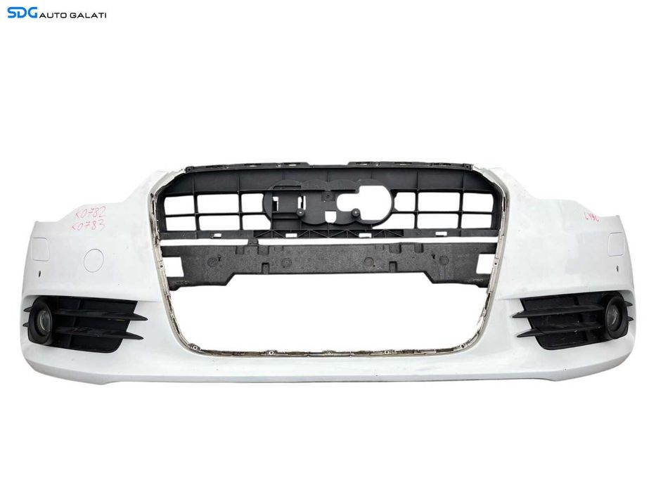 Bara Spoiler Fata FARA Grila cu Emblema cu Locas Senzori de Parcare si Spalatoare de Faruri Audi A6 C7 NFL Non Facelift 2011 - 2014 Culoare LY9C [K0782] [Depozit]