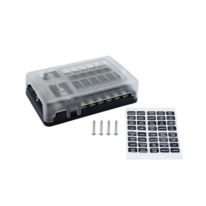 Табло за предпазители с LED за кемпери, лодки ,каравани,багери