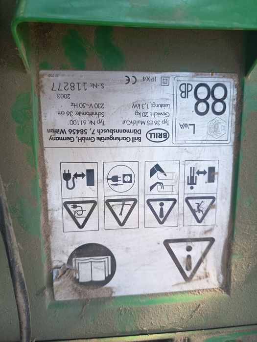 Vând Motocositoare electrica marca Brill model 36 ES