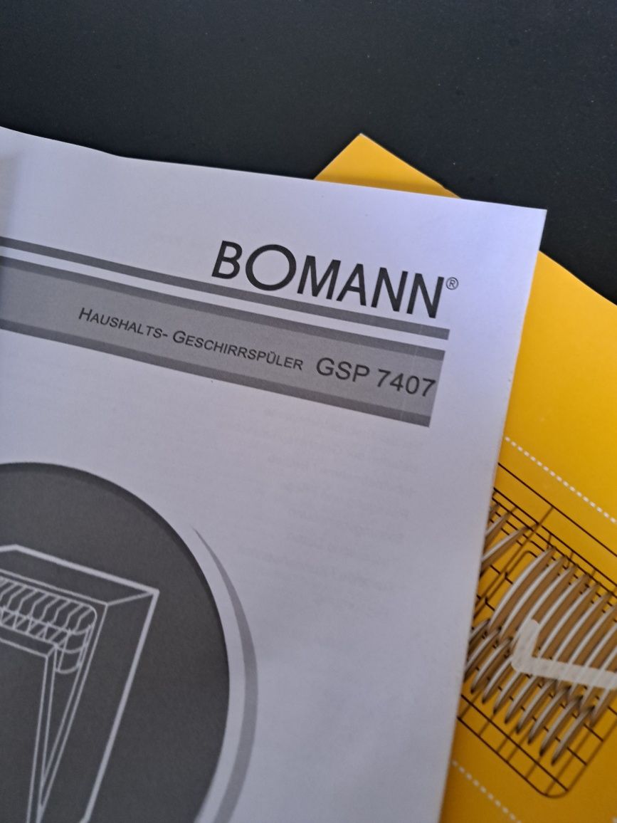 Нова 45 см.черна съдомиялна Боман/Bomann