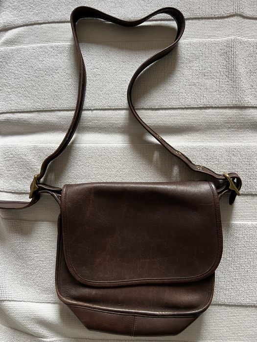 COACH оригинална кожена чанта