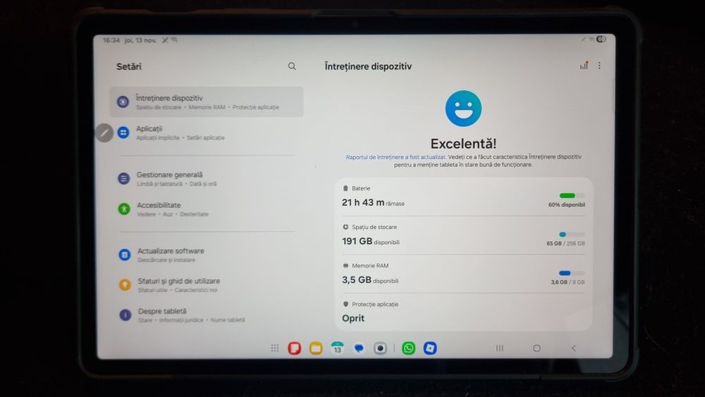 Tab S8, mem 256GB - 8GB ram