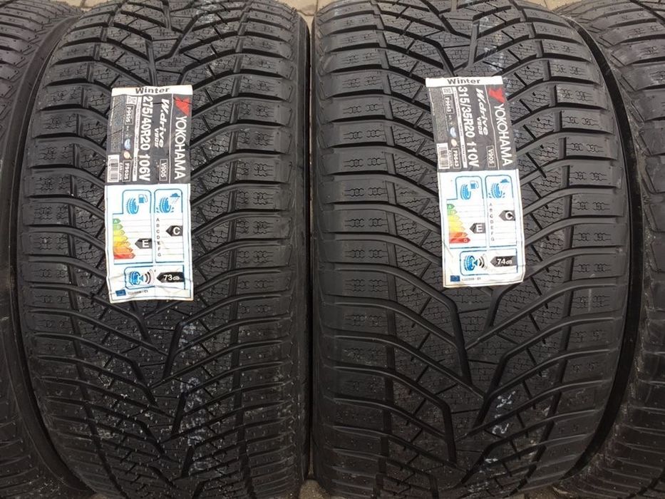 set anvelope noi iarna bmw x5 315/35/20 cu 275/40/20 yokohama
