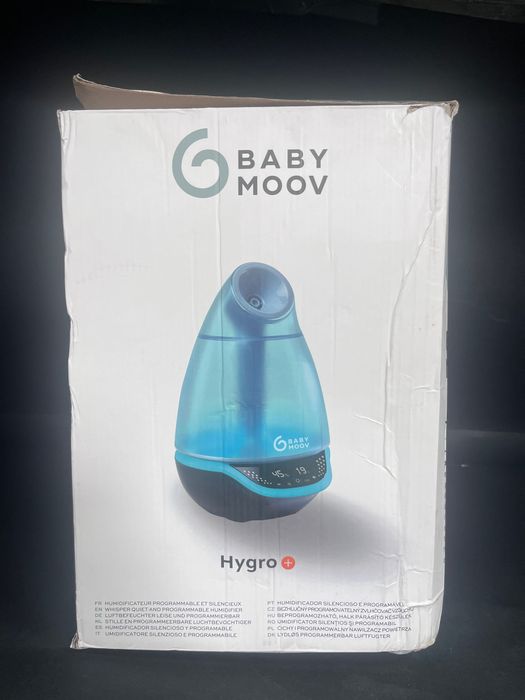 Umidificator digital cu ultrasunete 2 in 1 Babymoov, Hygro plus