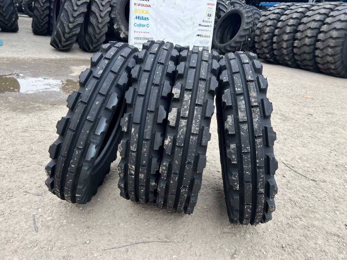 Cauciucuri noi 6.00-16 cu 12 pliuri pentru tractor fata marca PANTHER