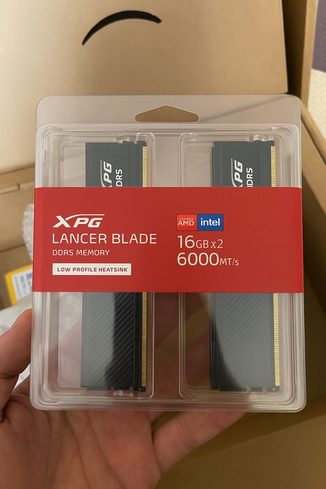 Оперативная память ADATA XPG Lancet Blade DDR5 32 гб 2х16 6000mhz cl30