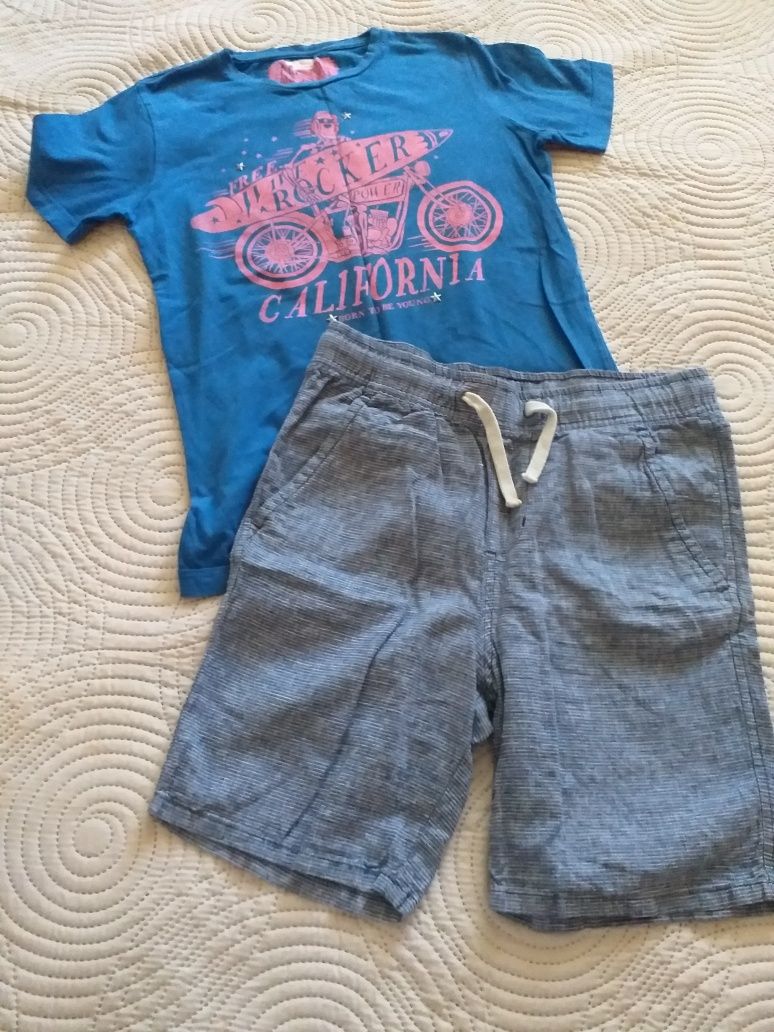 Голяв лот тениски , панталони , ризи H&M  , Zara 134 / 140