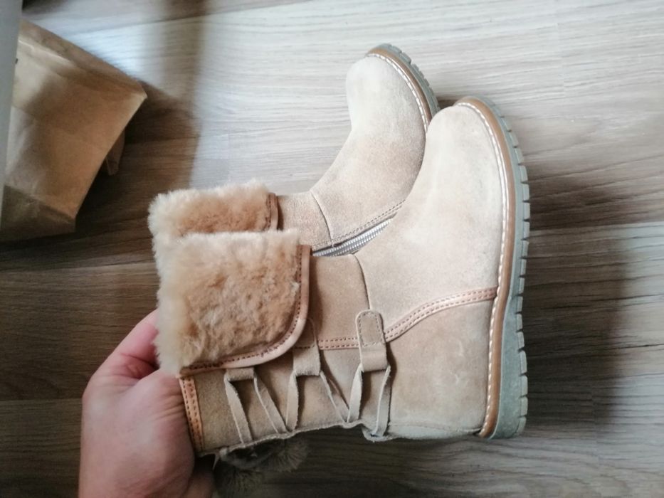 Cizme fetite marimea 25, neimblanite piele int /ext Noi